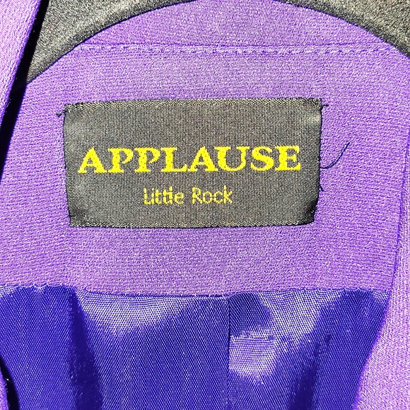 Pageant event outfit. Purple - 100% Polyester.  Size 2-4, - Picture 8 of 10